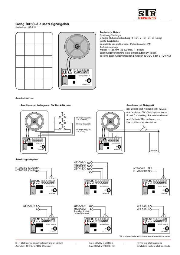 8058-3 Zusatzsignalgeber