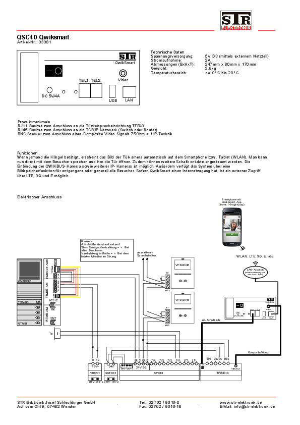 QSC40 Datenblatt