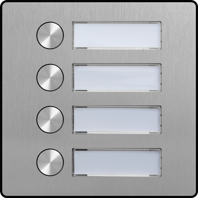 Komplettmodul 4 Taster mit Schild MKK-4 für Moduflex